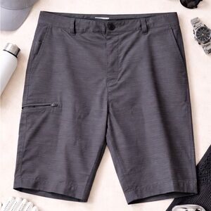 Men’s Charcoal Gray Performance Golf Shorts Size 38